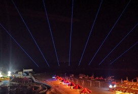 博湖孔雀海灘亮化項目